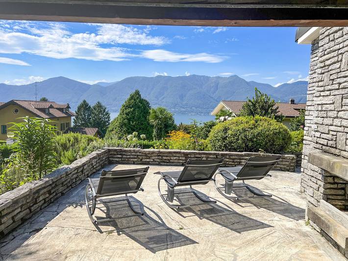 Ferienhaus für 5 Personen, mit Terrasse und Garten sowie Pool und Seeblick in Lago Maggiore (Lombardei) - 2