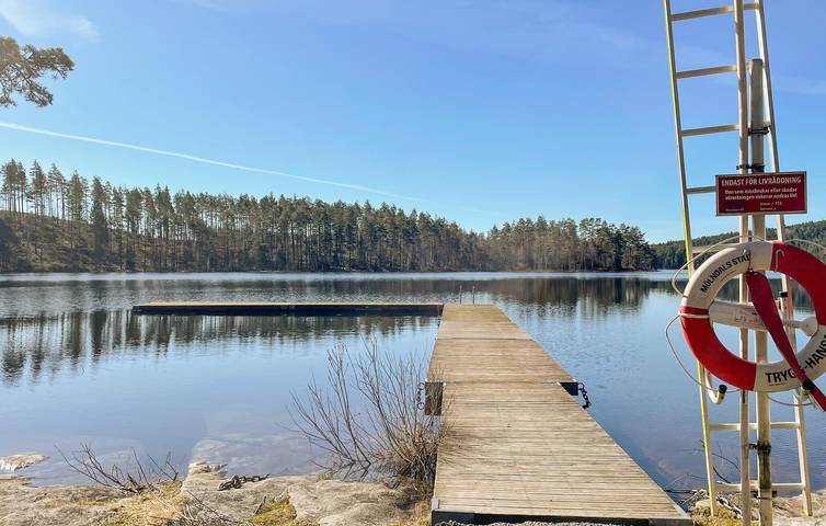 Ferienhaus für 6 Personen mit Seeblick in Mölndal, Västergötland