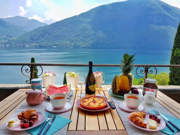 Ferienhaus für 6 Personen, mit Balkon und Terrasse sowie Garten und Pool