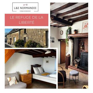Gîte pour 6 personnes, avec jardin et vue à Montmartin-en-Graignes