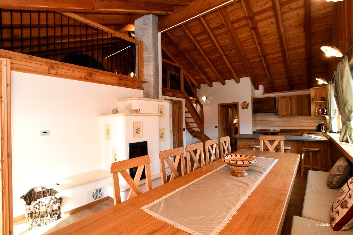 Chalet 'Maciana' mit Bergblick, Privatem Garten und Wi-Fi in Villa Rendena, Porte di Rendena