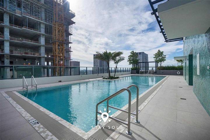 Studio for 4 personer, med balkon og pool, børnevenlig - 1