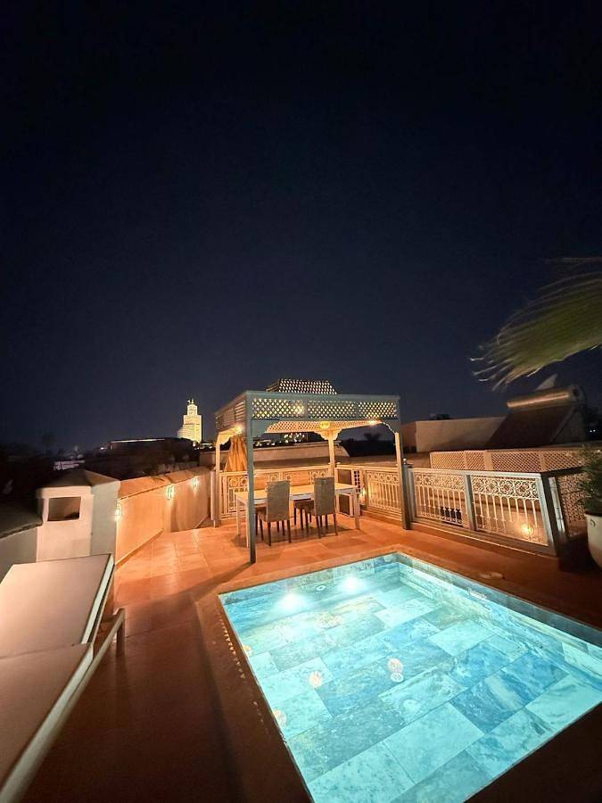 Chambre d’hôte pour 2 personnes, avec terrasse et piscine dans Jemaa el-Fnaa - 3