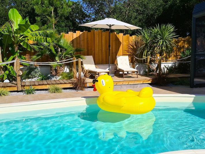 Villa pour 10 personnes, avec Jacuzzi ainsi que Terrasse et Piscine à Labenne