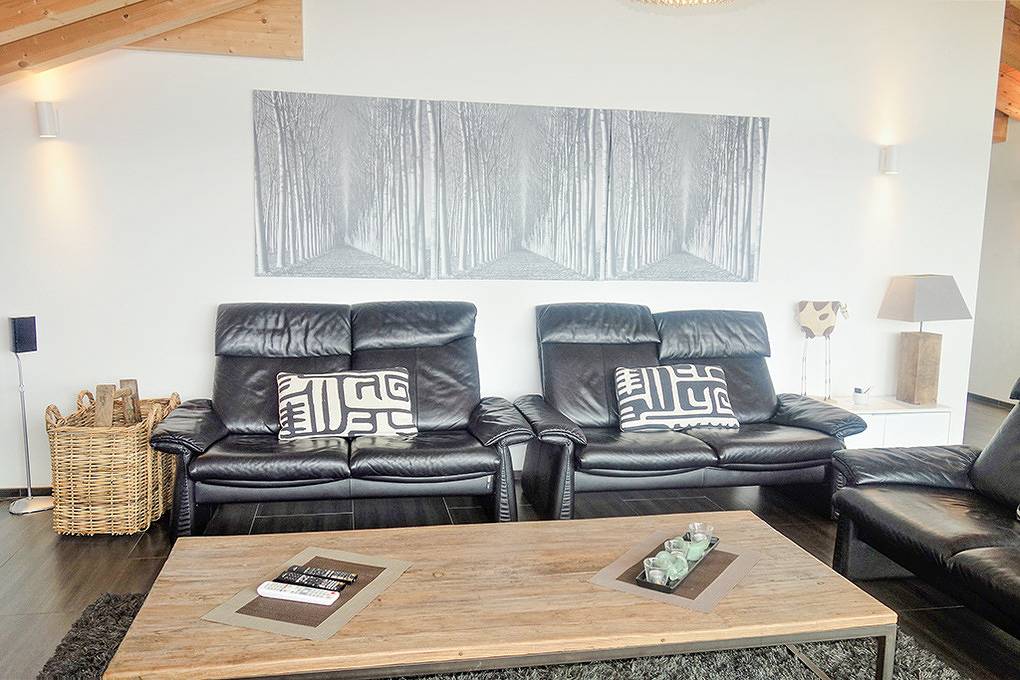 Appartement de vacances entier, Appartement de vacances pour 8 personnes avec sauna in Veysonnaz, Alpes valaisannes