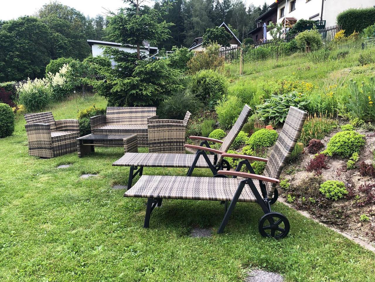 Ganze Ferienwohnung, Ferienwohnung Auf der Sonnenseite - Ferienwohnung mit 2 Schlafräumen und Kamin in Zwota, Klingenthal