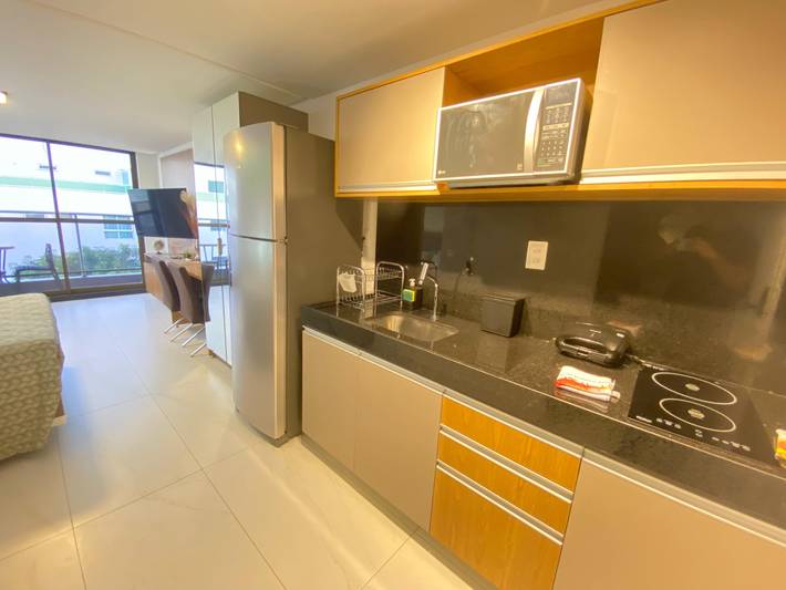 Apartamento entero, Apartamento de vacaciones para 3 personas con terraza in Cabo Branco, João Pessoa