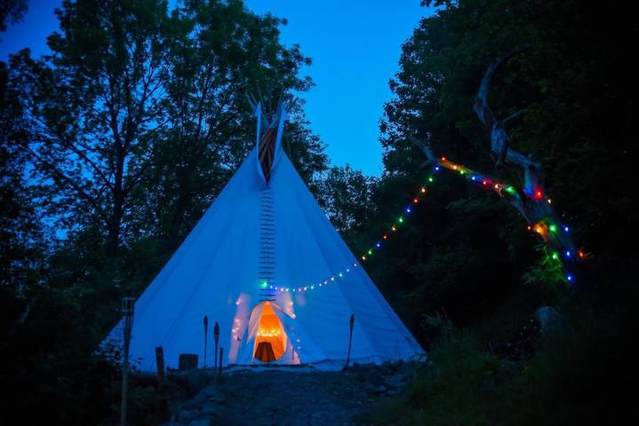 Camping für 29 Personen, mit Garten, mit Haustier in der Böhmische Schweiz - 2