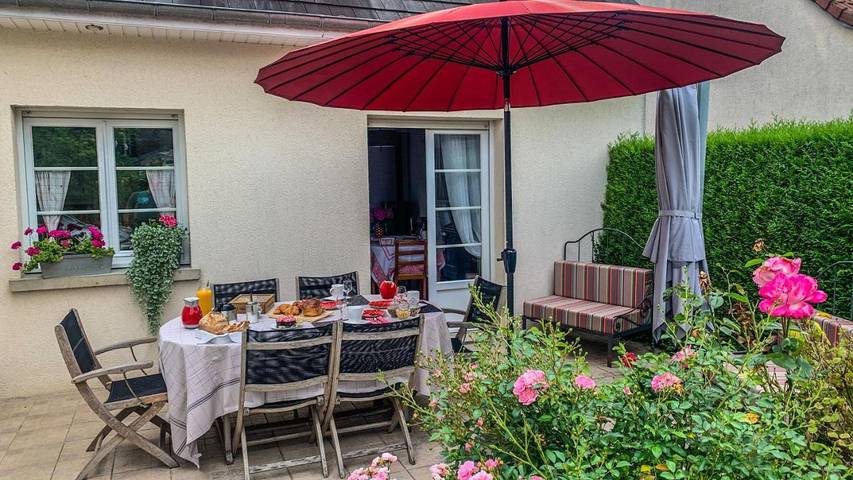 Chambre d’hôte pour 5 personnes, avec jardin ainsi que vue et terrasse en Picardie - 2