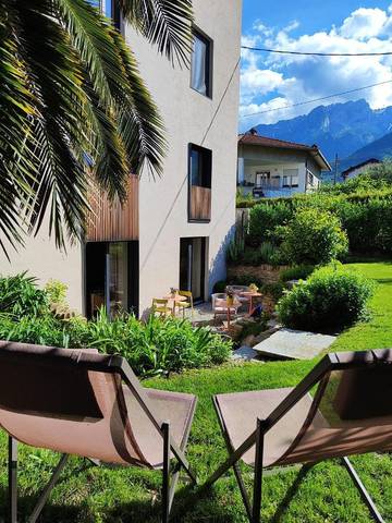 Maison d’hôte pour 2 personnes, avec terrasse ainsi que vue et jardin à Mandello del Lario