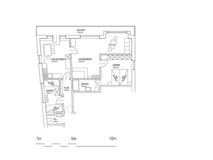 Ganze Ferienwohnung, Ferienwohnung Ellmauer - Ferienwohnung für 4 Personen in Sankt Wolfgang im Salzkammergut, Bezirk Gmunden