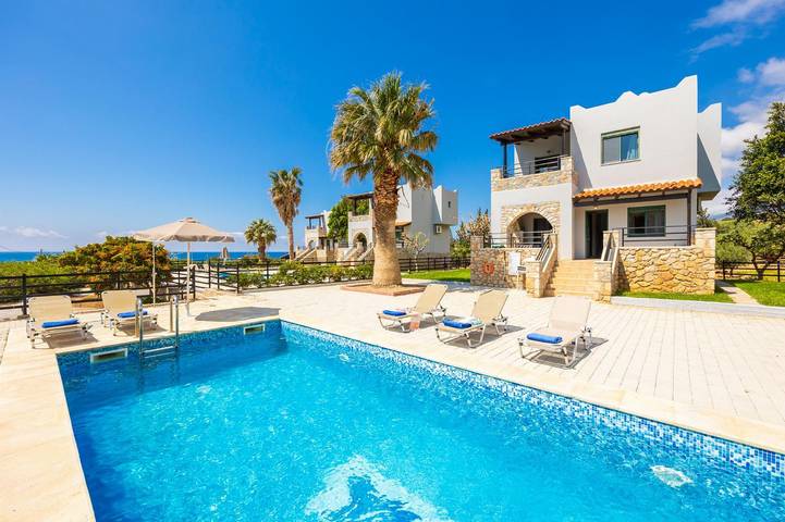 Villa für 5 Personen, mit Meerblick und Balkon sowie Terrasse und Garten in Chania und Umgebung - 4