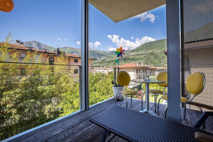 Ferienwohnung für 6 Personen, mit Balkon in Arco