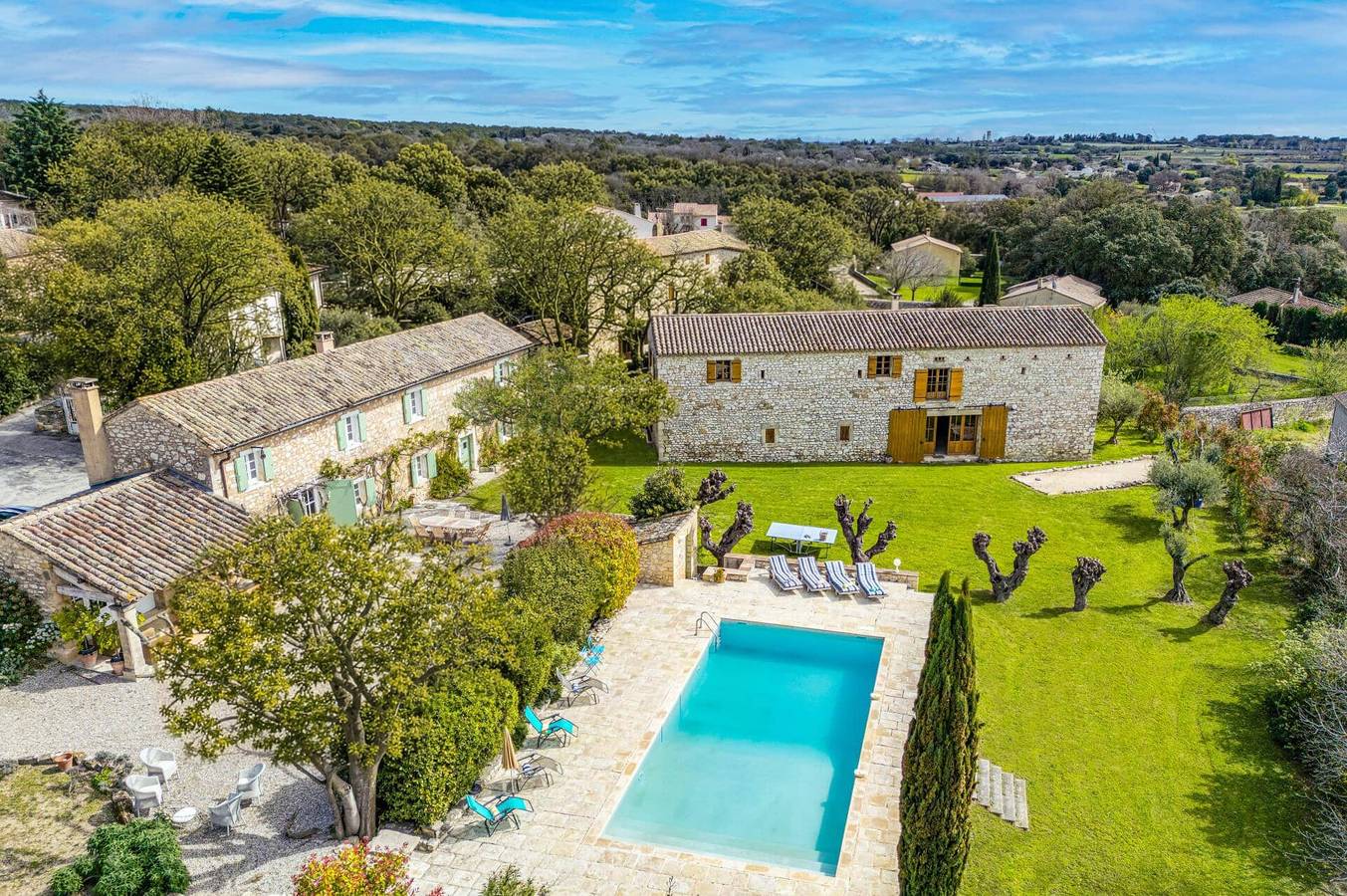 Villa Le Vieux Mas by Villa Plus in Aubussargues, Région de Nîmes