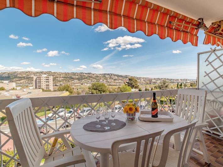 Appartement de vacances pour 4 personnes, avec Terrasse et Vue à Saint-Laurent-du-Var