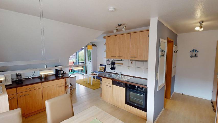 Ferienwohnung für 3 Personen, mit Balkon und Garten in Westfehmarn