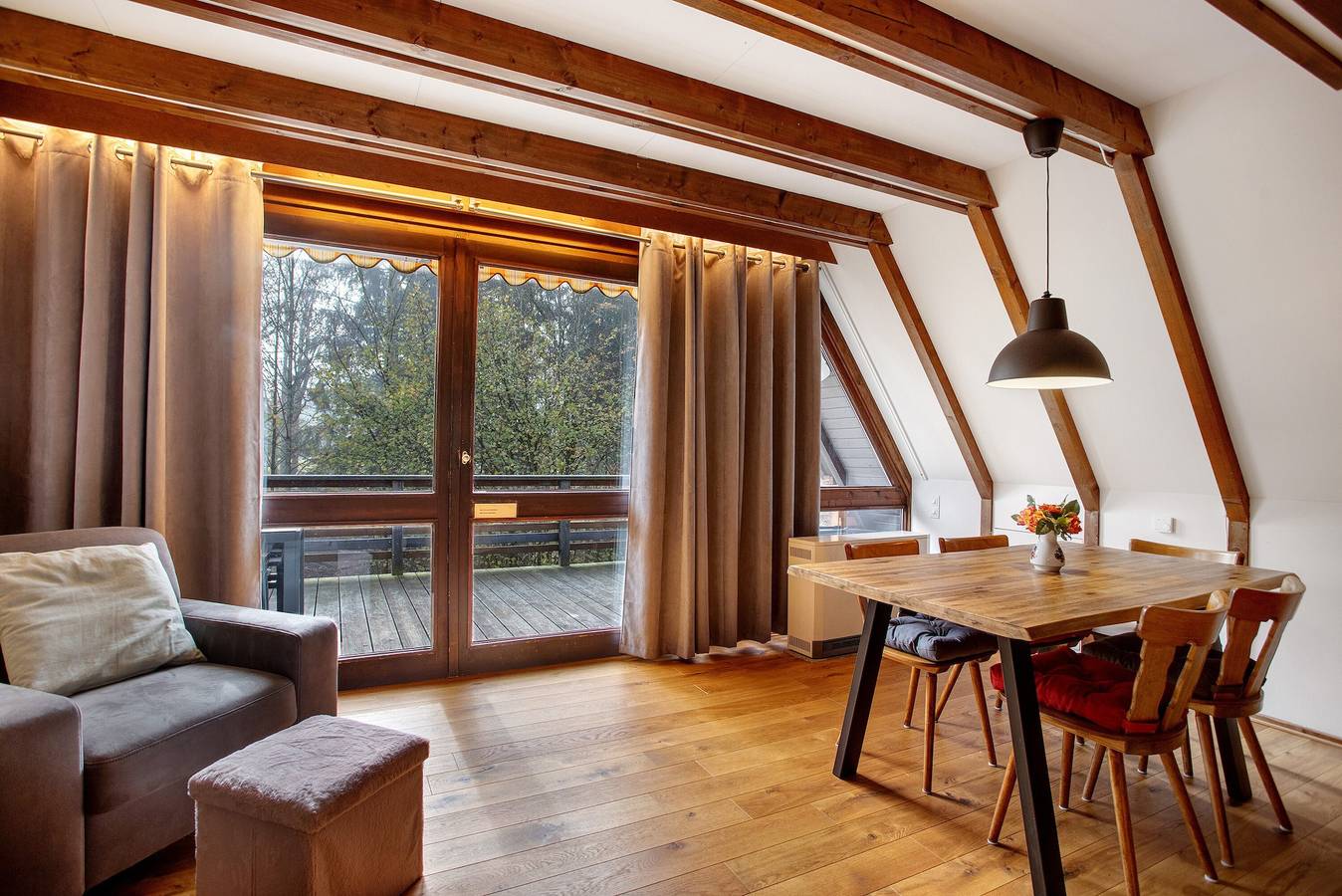 Casa de vacaciones "Amrhein" con vistas a la montaña, terraza privada y Wi-Fi in Siegsdorf, Alpes Bávaros