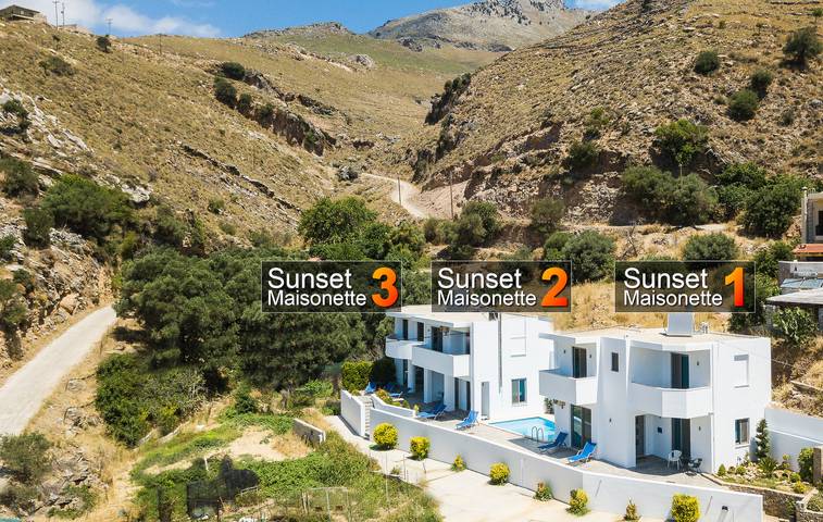 Villa für 4 Personen, mit Terrasse und Pool auf Kreta