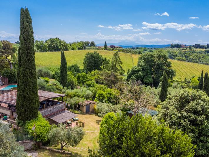 Ferienhaus für 4 Personen, mit Terrasse und Garten sowie Ausblick in Siena - 3