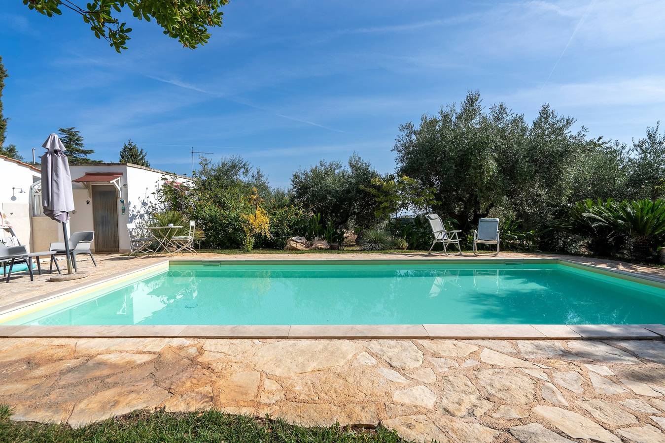 Entire apartment, Villa Massa Depandance Apartment with Sea View, Wi-Fi and Air Conditioning in Polignano a Mare, Bari Province