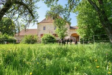 Château pour 8 personnes, avec terrasse et jardin dans 