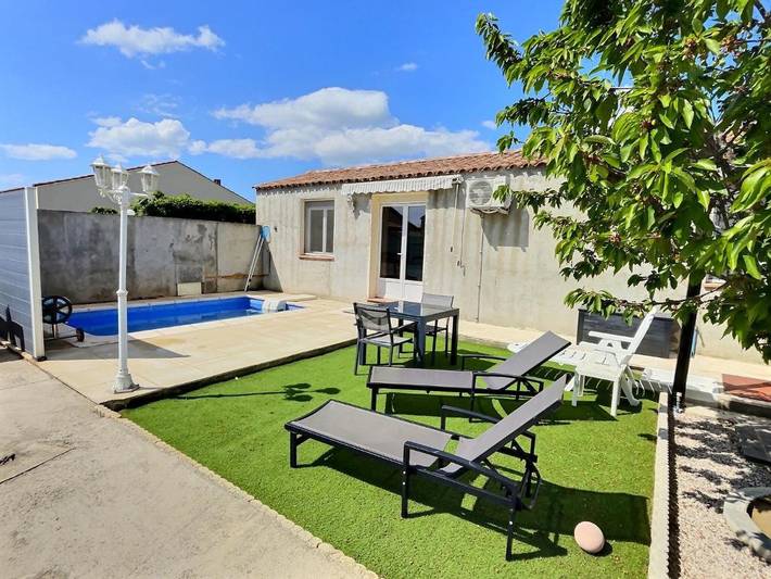 Location de vacances pour 4 personnes, avec piscine et jardin à Sauvian - 4