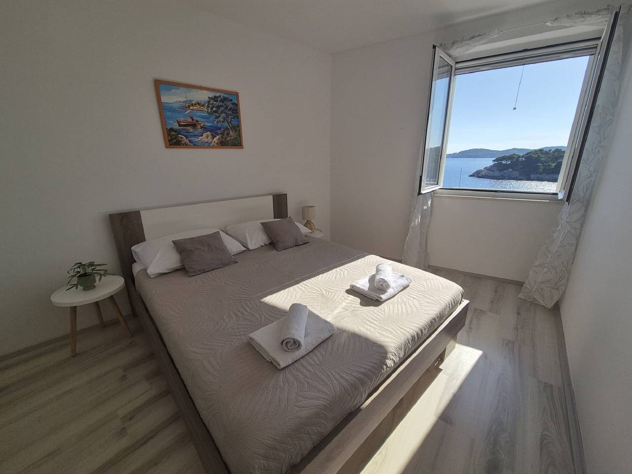 Ganze Wohnung, Ferienwohnung für 3 Personen mit Meerblick in Zaton, Grad Dubrovnik