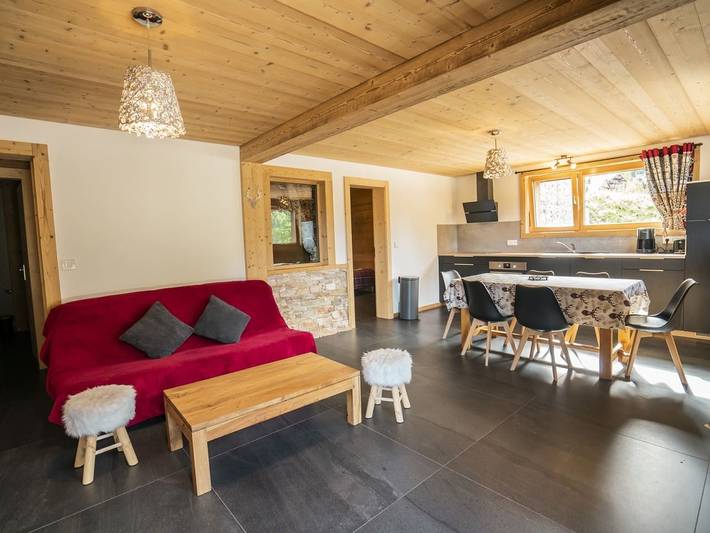 Chalet pour 6 personnes, avec terrasse, animaux acceptés à Chatel