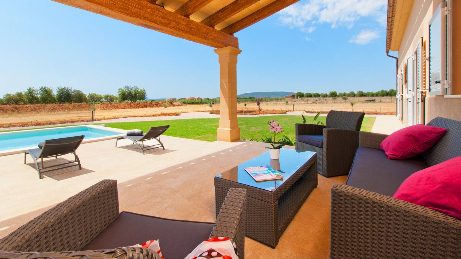 Sion Finca für 6 mit Pool in Binissalem in Binissalem, Mallorca Inselmitte