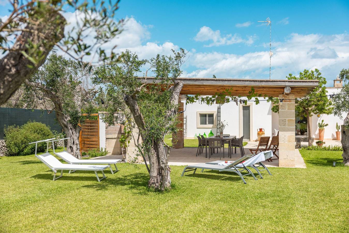 Villa für 4 Personen mit Garten in Vernole, Lecce Provinz