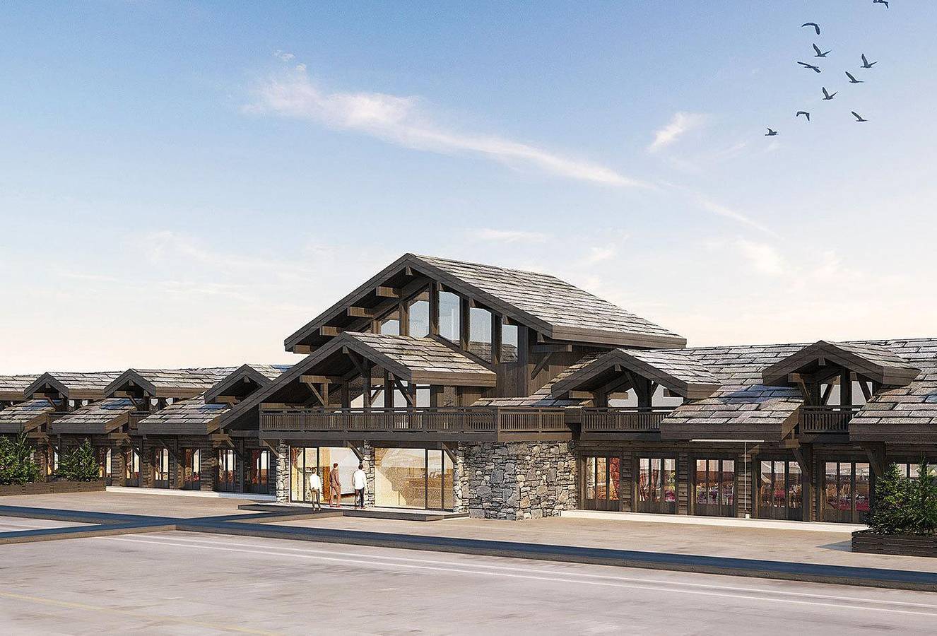 Gehele studio, Résidence Porte de Courchevel - Studio mezzanine 4 personen in Courchevel 1850, Saint-Bon-Tarentaise