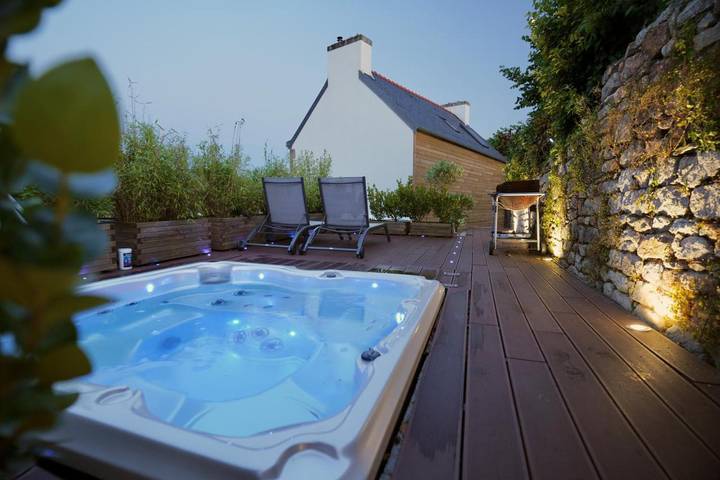 Maison de vacances pour 5 personnes, avec piscine ainsi que balcon et jacuzzi - 1
