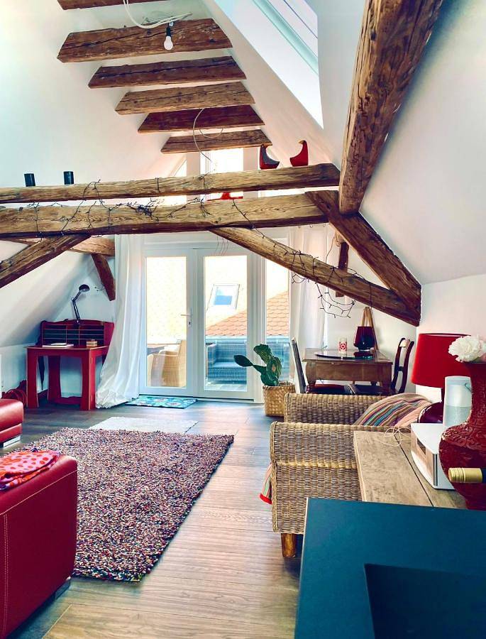 Ferienwohnung für 2 Personen, mit Terrasse und Ausblick in Oppenheim