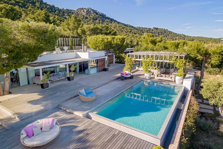 Chalet para 8 personas, con Jardín en Es Cubells