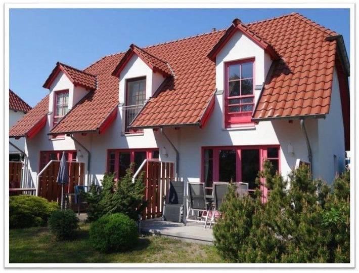 Ferienhaus für 4 Personen, mit Terrasse und Garten