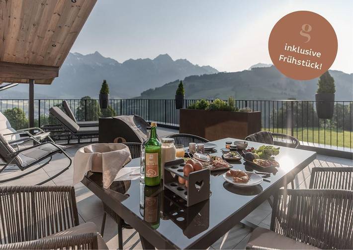 Vakantiehuis voor 3 personen, with Balkon and Terras as well as Tuin and Zwembad in Maria Alm