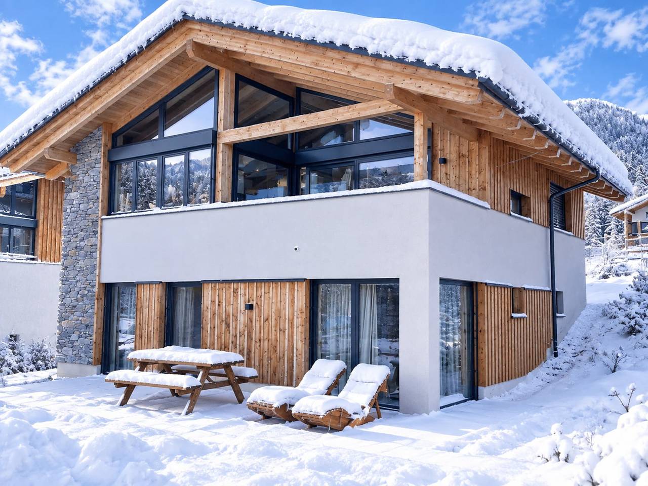 Modernes Ferienhaus mit Sauna in St. Lambrecht, Murau (Kreischberg)