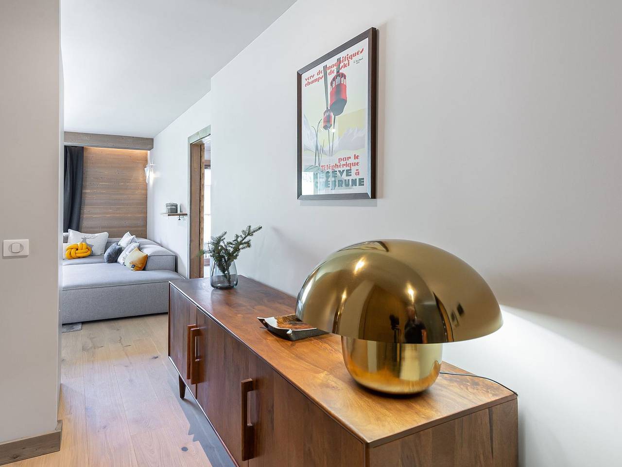 Apartamento entero, Lujoso apartamento de 3 habitaciones en Megève con piscina y gimnasio in Megève, Pays du Mont-Blanc