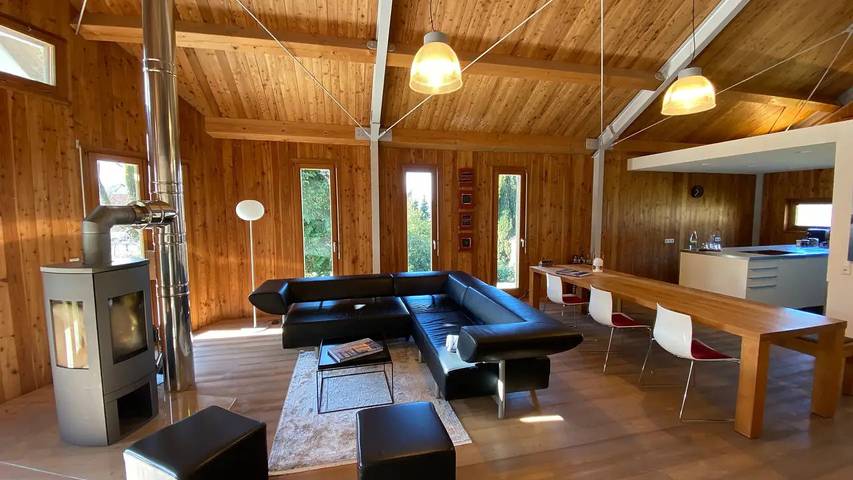 Chalet voor 2 personen, met balkon en tuin aan de Bodensee
