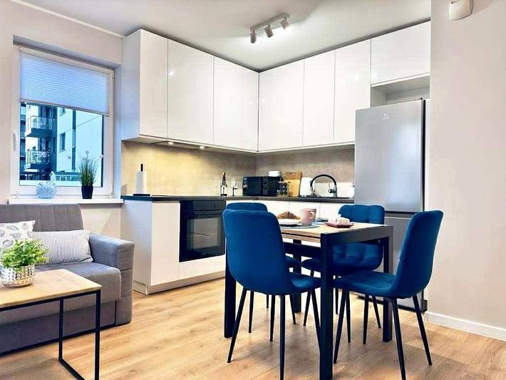 Apartament wakacyjny dla 4 osób, z balkon, zwierzęta dozwolone w Rumia