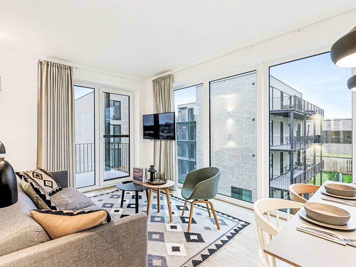 Ferienwohnung für 6 Personen, mit Balkon und Kinderpool sowie Sauna in Lembruch