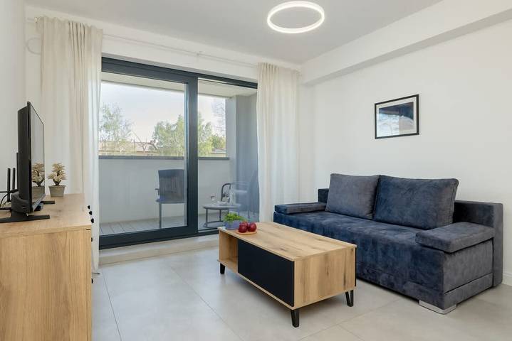 Ferienwohnung für 4 Personen, mit Garten in Darłowo