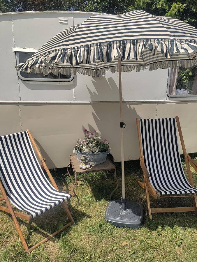 The running Rabbit caravan in Schwedische Ostsee