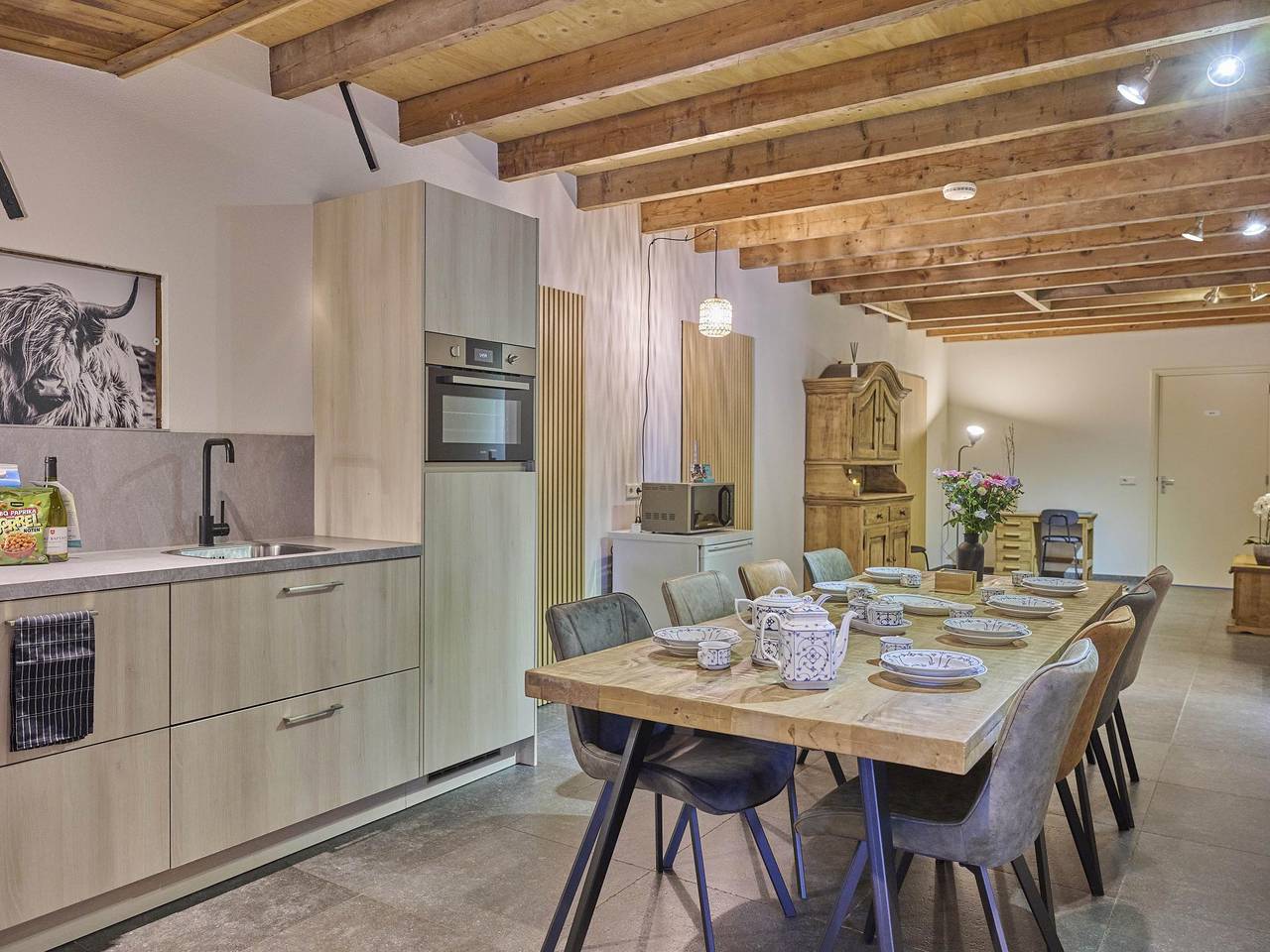 Ländliches Ferienhaus mit Blick auf die Hirsche
 in Reusel, Nordbrabant