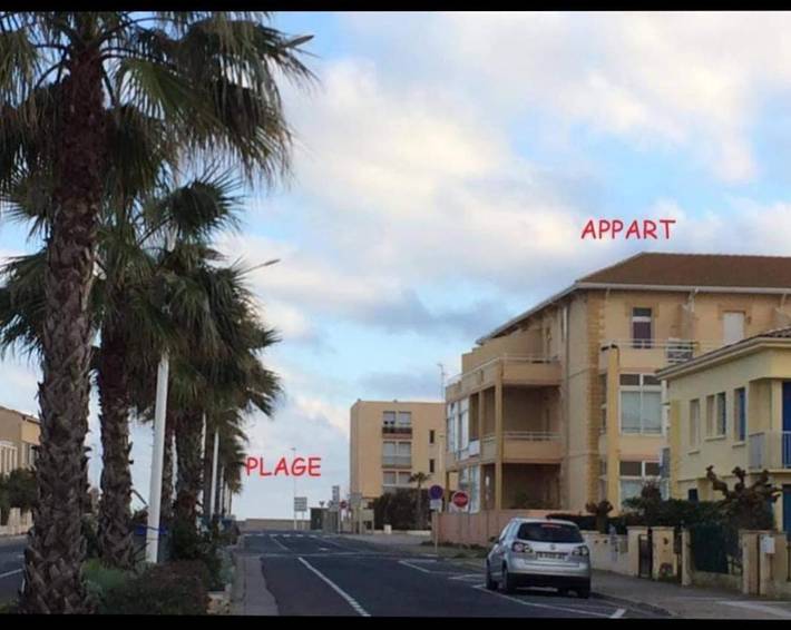 Gîte pour 2 personnes, avec balcon et vue dans Casino de Valras Plage