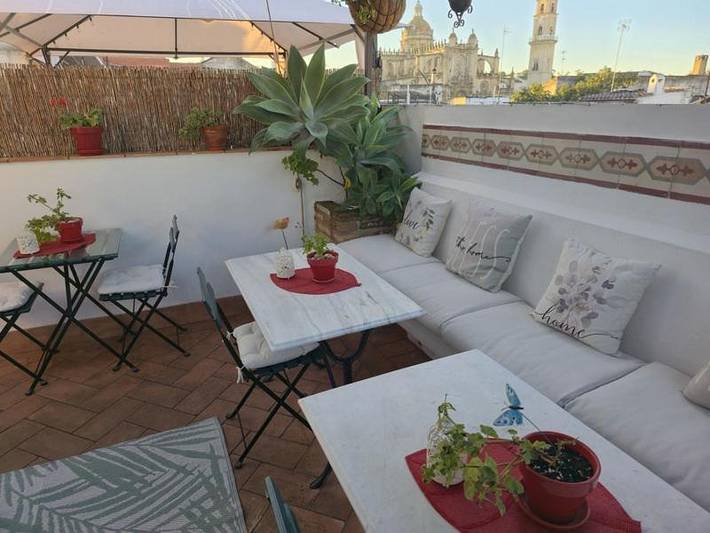 Chambre d’hôte pour 2 personnes, avec terrasse à Jerez de la Frontera
