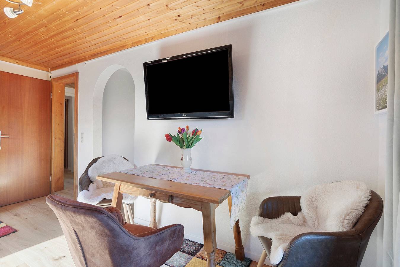 Appartement 'Haus Bergliebe – Zugspitzblick' met bergzicht, balkon en wifi, foto 6