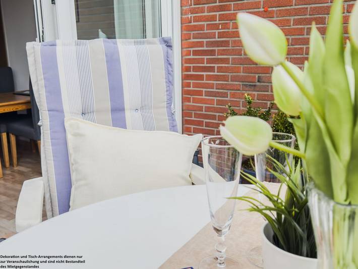 Ferienwohnung für 2 Personen, mit Balkon und Ausblick in Schillig - 3
