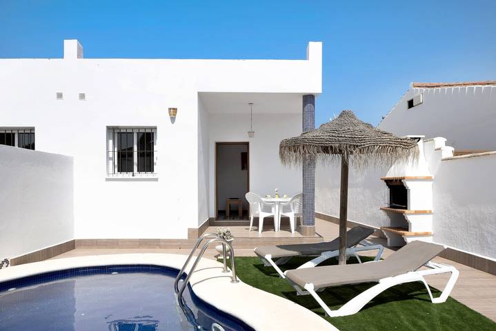 Ferienhaus 'Complejo Casas Cala Del Aceite' mit privatem Pool, privater Terrasse und WLAN in Conil de la Frontera, Costa de la Luz