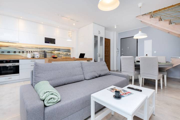 Loft dla 6 osób, z Ogród w Gdynia